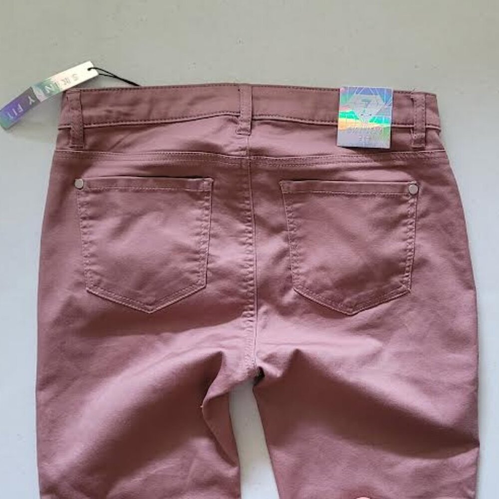 NWT Tinseltown skinny fit dusty pink women's jeans -size 7 - Picture 3 of 7